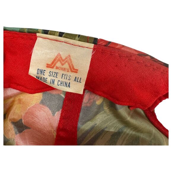 Mohr's Vintage Floral Rope Hawaiian Tropical Hat Snapback One Size - Picture 6 of 6